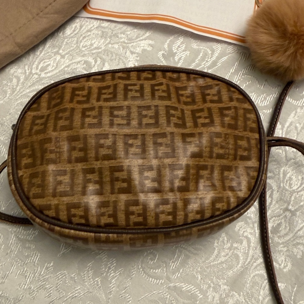 Fendi Zucchino Mini Coated Canvas bag👜PRICE FIRM - Picture 3 of 10